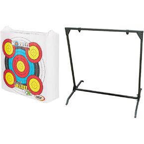 Morrell Weatherproof Youth Deluxe GX Range NASP Field Point Archery Bag Target with HME Products Bowhunting Archery Range Practice Shooting Stand