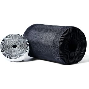 6" W X 10’L Black Floor Cord Cover with Adhesive Tape for Any Flooring Surface Overfloor Cord Protector Cable Grip Strip Management Hold Cords in Place for Power Cords Coaxial Cable Telephone Line