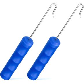 2 Pack Fishing Hook Remover, 7 inch Fish Hook Remover Tool for Saltwater, Portable Fishing Accessories Efficient Dehooking Solution for Anglers (Blue)
