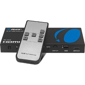 OREI 8K 4x1 USB-C/HDMI 2.1 Switch 4K @ 120hz Switcher 4 in 1 Out, Support HDR, HDR10, Dolby Vision, HLG 48Gbps for Xbox Series X PS5 Roku Fire TV Monitor Projector Dolby