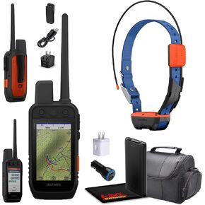 Garmin Alpha 300i Handheld Advanced Dog Tracker & Training System with inReach Technology Bundle with Garmin Dog Collar Alpha T20 Tracking Collar for Dogs with GPS + Charger and More Accessories