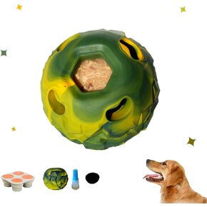 Freezable Fillable Rubber Dog Toy - Interactive Freeze Bone for Dogs, Premium Dog Toys to Keep Them Busy, Engaging Dog Enrichment Toys for Mental Stimulation, Dog Toy for Large Dogs, Frozen Treat Toy
