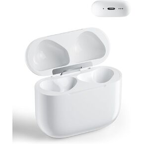 Jinstyles Wireless Charging Case Replacement Compatible for AirPods 4th Generation, Air Pod 4 Charger Case with Bluetooth Pairing Sync Button Without Earbuds(USB-C)