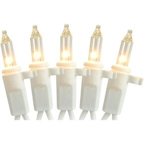 مصابيح الرنة ذات الأسلاك البيضاء البديلة من LB International، 70 مشبكًا شفافًا - 1/8 بوصة in Kuwait