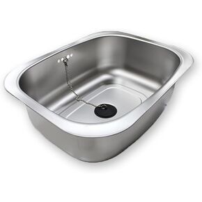 Stainless Steel Washing-up Bowl Multi-purpose Dish Tub for Sink/Wash Basins/Dishpan for Sink (Original Type)