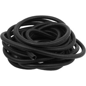 uxcell 1/2" Flexible Wire Loom Tubing Electrical Cord Covers Wire Protector, 33 Feet