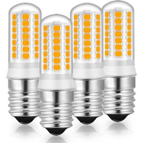 لمبة E17 LED قابلة للتعتيم، لمبة فرن الميكروويف 4 وات، أبيض دافئ 3000 ك، ما يعادل 40 وات، مناسبة لأجهزة الموقد، 4 عبوات in Kuwait