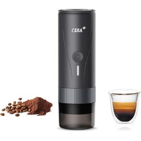 CERA+ Portable Espresso Machine Pro Version Professional specialty coffee machine for heating Compatible with ultra-fine grinding Small portable electric coffee machine for travel and camping