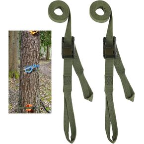 Hunting Climbing Stick Replacement Straps, Heavy Duty Treestand Stabilizer Straps Climbing Hunting Stand Straps Climbing Stick Accessories for Holding Climbing Tree Stand