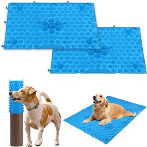 4Pack Hard Itch Relief Pad for Dog,14.6"x10.4"Dog Anti-Itch Mat with Screwdriver and Screws,Scratching Post Mat Dog,Dog Back Scratcher and Massager,Suitable for Sofa, Ground, Wooden Stake, Wall