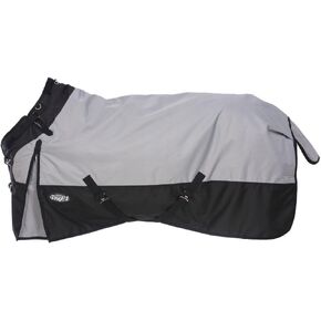 Tough1 1200D Turnout Blanket with Snuggit (300 fill) Grey 78"