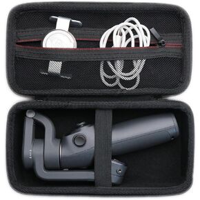 OM6 Case, Hard EVA Case Replacement Compatible with DJI OM6 Osmo Mobile 6 Gimbal Stabilizer, Storage Gimbal,Grip Tripod,Clamp,Cable