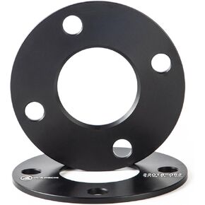 VLAOSCHI Black Forged 4x100 Hubcentric Wheel Spacers 1 Inch with 12x1.5 Studs 56.1mm Hub Bore Compatible with Honda EF EG EK EJ EP 4 Lug for 1979-2005 Civic |1982-1989 Accord |2001-2020 Fit -Pack of 4