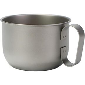 BIVOUAC 500ml Titanium Cup Camping Pot Titanium Mug Snow Peak Mug Titanium Coffee Cup Milk Mug