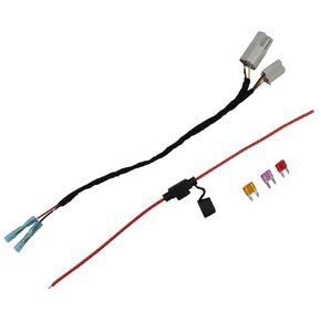 12V Power Adapter Wiring Harness Switch Connector Plug w/Fuse Fit for 2001-2022 Chrysler Dodge Ram Power Outlet to Add Backup Camera CB Radio Radar Detectors Portable GPS