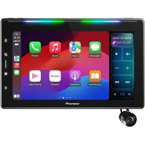 Pioneer DMH-WT6000NEX 10.1" Single DIN Digital Multimedia Receiver with Back-Up Bullet Camera