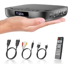 DESOBRY Mini DVD Player,