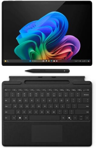 حزمة Microsoft Surface Pro 11، 13 بوصة Copilot+ PC مع لوحة مفاتيح سوداء Pro وقلم نحيف، حزمة أساسية للكمبيوتر اللوحي AI لجهاز Surface Pro 11، ذاكرة وصول عشوائي 16 جيجابايت، 256 جيجابايت SSD، Win 11 Pro in Saudi Arabia