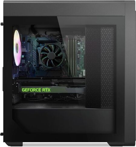 الكمبيوتر المكتبي للألعاب Lenovo Legion Tower 5 Gen 8 (AMD Ryzen 5 7600، Radeon RX 7600 8GB GDDR6، 64GB DDR5، 1TB PCIe SSD، تبريد الهواء، 500W PSU، WiFi 6E، بلوتوث 5.2، RJ-45، 3 منافذ عرض، Win 11 بيت) in Saudi Arabia
