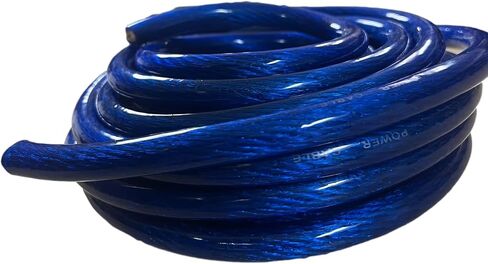 IMC Audio 8 Gauge CCA Power Ground Wire Cable (25ft Blue) Battery Cable Wire, Automotive, Car Audio Speaker Home Stereo System, RV Trailer, Amp Wiring 8 Guage Ground Wire in Saudi Arabia