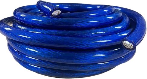 IMC Audio 8 Gauge CCA Power Ground Wire Cable (25ft Blue) Battery Cable Wire, Automotive, Car Audio Speaker Home Stereo System, RV Trailer, Amp Wiring 8 Guage Ground Wire in Saudi Arabia