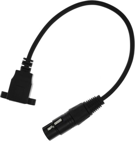 XLR 3-Pin Male to RJ45 Female Adapter Cable - XLR Male to RJ45 Ethernet Connector, CAT5 Extension for DMX-CON Controller Series 1.1Ft in Saudi Arabia