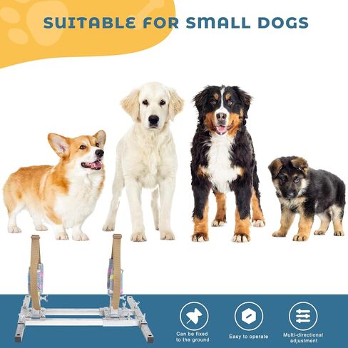 Dog Breeding Stand（Multi-Specification）Stainless Steel Dog Breeding Stand，Shoulder height 5.9in-13.8in，Dog Breeding Stand for Miniature Dog，Breeding Stand for Miniature Dog Breeding Stand in Kuwait