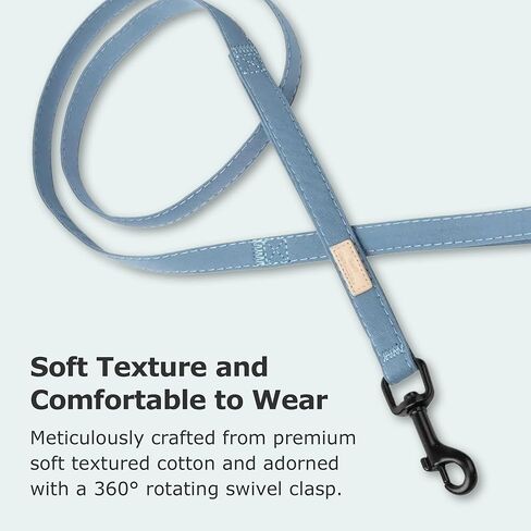 FuzzYard Life Dog Lead | Size L | Stylish Premium Cotton Design in Myrtle Green Perfect for Everyday Walking and Training in Saudi Arabia