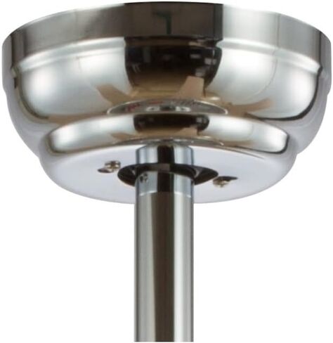 JONATHAN Y JYL9607A 52 بوصة 3-Light Chrome Drum Shade LED مروحة سقف + جهاز تحكم عن بعد، مزرعة تقليدية ريفية صناعية بوهيمية ريفية كوخ ريفي انتقالي للمنزل والمطبخ وغرفة المعيشة in Saudi Arabia