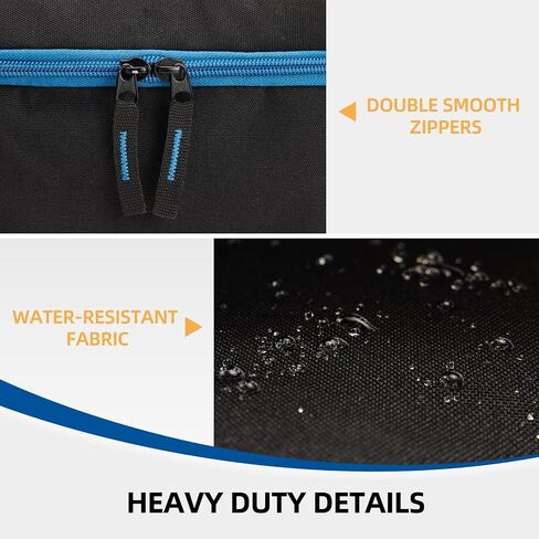 Small Propane Tank Storage Bag, for 4 Pack Propane Cylinder 1 LB, Lined with Padding to Protect Camping Propane Tank, Propane Canisters Carry Case with Strap, 600D Oxford Fabric, Bag Only in Saudi Arabia