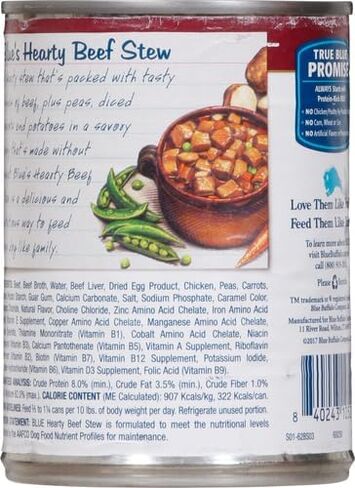 Blue Buffalo Blue's Stew Wet Dog Food, Hearty Beef Stew, 12.5 Oz Can in Saudi Arabia