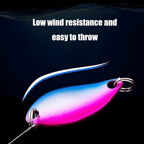 12pcs Fishing Lure Kit with Storage Boxes 1/8oz Sinking Bass Fishing Lure Sequins for Freshwater and Saltwater Bass,Trout Crappie,Salmon in Saudi Arabia