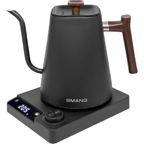 Electric Kettles, Gooseneck Electric Kettle, ±1℉ Temperature Control, for Pour Over Coffee and Tea, 304 Stainless Steel Inner, BPA-Free, Quick Heating Electric Kettles for Boiling Water, 1L Black