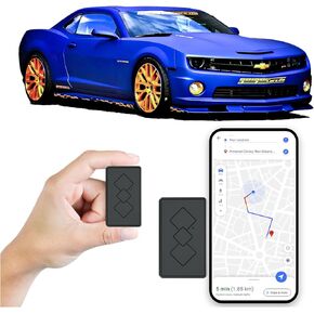 Mini GPS Tracker for Vehicles (for Vehicles, Cars, Pets, Family) GPS Tracker for Kids with Weatherproof Magnetic Case Real-time Refresh Real-time Global GPS Tracking No Subscription/No Monthly Fees