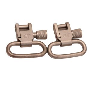 Pair 1 Locking Swivels-Nickel plated