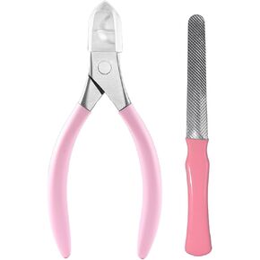 Dog Nail Clippers for Large Medium Small Breed, Heavy Duty Dog and Cat Nail Trimmers for Thick Toenail, Easy to Use Ergonomic Non-Slip Handle Sharp Grooming Cutter with Nail File