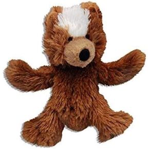 KONG Plush Teddy Bear Dog Toy X-Small - 3.5" - Pack of 6
