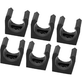 6pcs Fishing Rod Holder Fishing Rod Clip Fishing Rod HolderFishing Rod ClipPool Carrier, Plastic Lightweight Single Billiard Pool Carrier Rod Fishing Rod Clip Fishing Rod