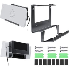 Starlink Gen 3 Router Mount, Standard Starlink V3 Mesh Router Gen 3 & Power Supply 2-in-1 Metal Wall Mount，Mounting Kit Accessories for Starlink V3 Mesh Router Wall Mount Holder