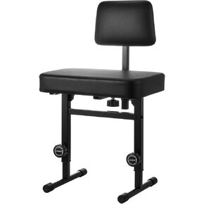 Piano Bench Adjustable Height, Piano Stool with Padded Comfortable Piano Seat for Piano & Keyboard Bench for Musicians Piano Stool