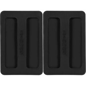 2 Pack Silicone Toaster Cover, 2 Slice Toaster Dust Covers, Toaster Lid Bread Machine Cover Black Bread Maker Lids Sandwich Machine Part Accessories Toaster Appliances Top Cover