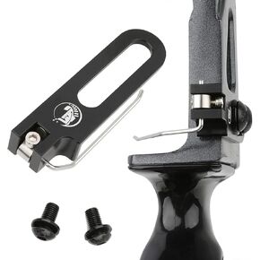ZSHJGJR Arrow Rest for Recurve Bow - Aluminium Recurve Arrow Rest, Recurve Bow Arrow Rest with Shock Absorbers Adjustable Height, Professional Competitive Recurve Bows Accessories