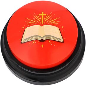 Bible Christian Button,365 Uplifting KJV Verses Faith Based Gifts,Catholic Bible Stuff Christian Gifts for Men Women,Jesus Stuff Religious Gifts for Pastor Appreciation Bible Accessories