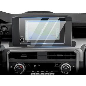 Karltys 2 Pack 2024 2025 Tacoma Screen Protector for Toyota Tacoma SR /SR5 /TRD PreRunner 8-Inch Touchscreen, 9H Tempered Glass for 2024 2025 Tacoma Accessories Navigation Screen Cover Anti Glare
