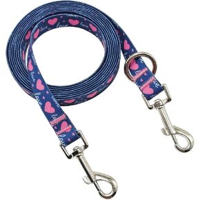 BTINESFUL Waterproof Dog Tether Webbing Leash 10FT 15FT, Animals Outdoor Beach Training Swimming Odor-Proof Long Lead with 2 Strong Metal Hooks (Green, 10ft)
