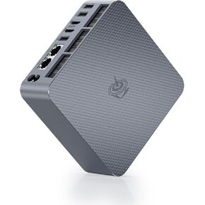 كمبيوتر صغير Beelink AI SER9 مع كمبيوتر صغير AMD Ryzen AI 9 HX 370 (12C/24T، حتى 5.1 جيجاهرتز)، 32 جيجابايت LPDDR5X 1 تيرابايت PCIe4.0 x4 SSD، AI PC 4K UHD شاشة ثلاثية HDMI/DP1.4/USB4/MIC/ مكبرات الصوت/واي فاي 6/BT5.2/2.5 جيجابت في الثانية