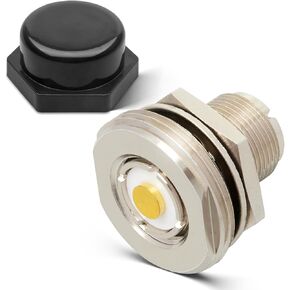 Anina NMO to UHF Female SO-239 Connector NMO Mount Assembly with Cover PL259 Adapter Short Type for VHF/UHF/Ham Radio Mobile Dual Band Antenna 5/8 Inch Mounting Hole 1 Inch Stud