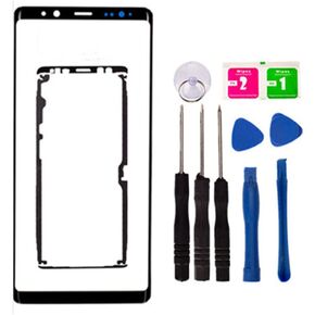 BAIGE, Replacement Repair Front Top Glass Lens Cover Screen for Samsung Galaxy Note 8 Note8 N950 N950U 6.3In Parts Tape Tool (No LCD Touch ＆ Digitizer)