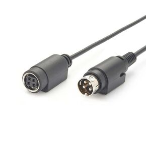 Power Din 4 Pin Male to Female Extension Cable 1Meter