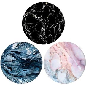 Collapsible Phone Bracket 360°Rotary Grips for Phones & Tablets(3 Pack) - Colored Marble